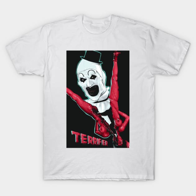 Terrifier Movie Art T-Shirt by PhilRayArt